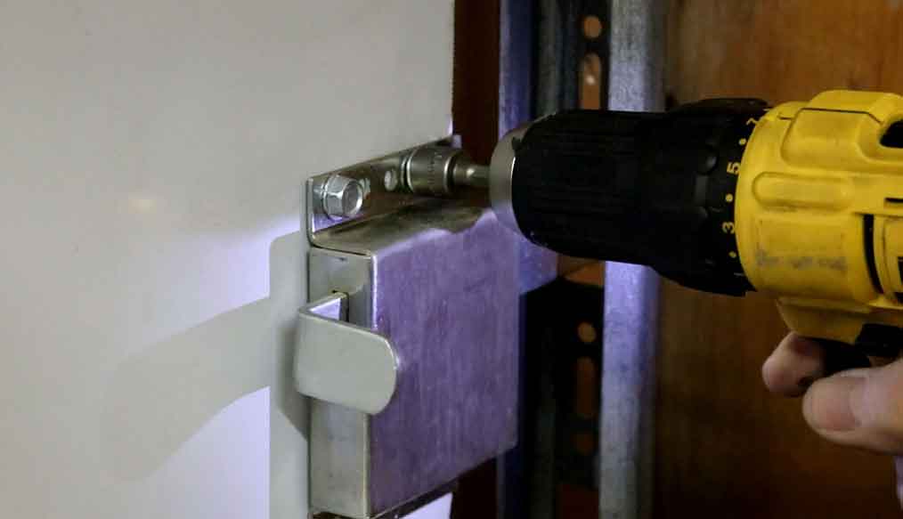 garage door slide lock