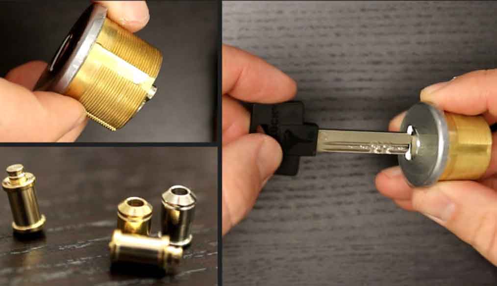 high security lock rekey pins